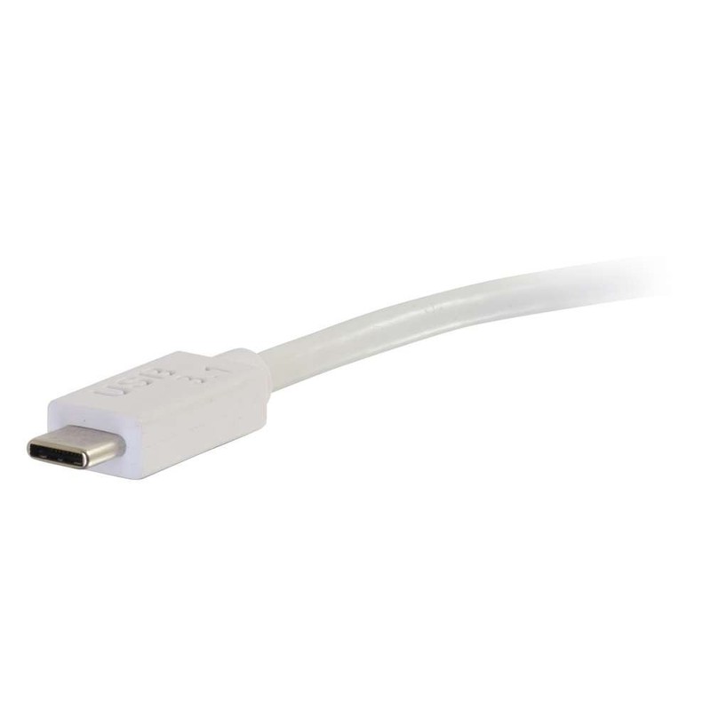 C2G USB-C To DisplayPort Adapter Converter - White