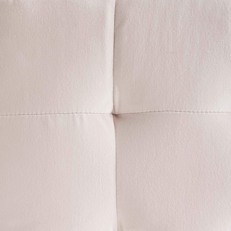Modway Contour Tufted Button Cube Performance Velvet Ottoman, Pink