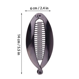 3 Pcs Large Banana Clip Hair Comb, Banana Hair Clip for Thick Fine Curly Hair, Vintage Clincher Combs Tool Accessories Fishtail Hair Clip Combs Double Banana Clip Set for Women Girls