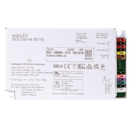eldoLED SOLOdrive 561/S 50W 'Dim to Dark' Constant Current 0-10V Dimmable LED Driver (2 Pack or 5 Pack) - [Customized Programming Available]