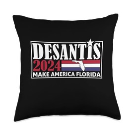 Yeevaa Desantis 2024 Throw Pillow, 18x18, Multicolor