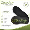 Green-Feet Orthopaedic Insoles Further Designed For Lower Arch Foot Splayfoot