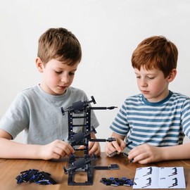 Cabeeskii Juego de 2 Soportes de exhibición compatibles con Speed Champions para Coches F1 76914 76907 76901 76902 – Soporte Giratorio con Espacio para Minifiguras