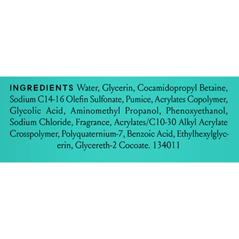 Billie Exfoliating Womens Body Wash, 18 fl oz, Sea Salt