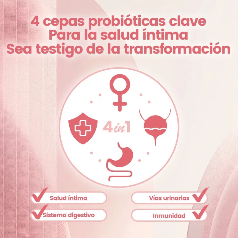 Vivonu Probióticos Mujer 60 Billion,18 Cepas,60 Cápsulas