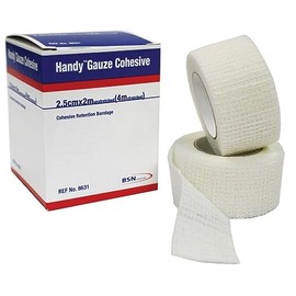 Handy Gauze Cohesive Bandage, 2.5 cm x 2 Meter Size