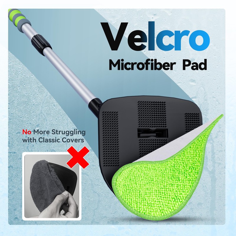 XINDELL Windshield Cleaner Tool – 360° Rotating Head with Extendable