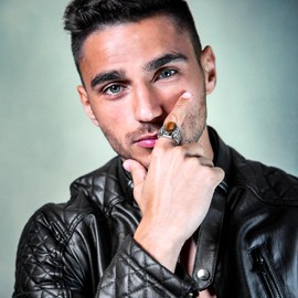 Oidea Retro Tiger Eye Rings for Men: Stainless Steel Mens Rings Silver Vintage Stone Rings Gothic Statement Ring Cocktail Party Signet Biker Ring Band Jewelry Gift, Size 10