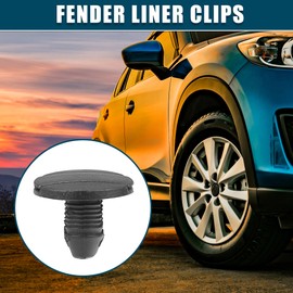 X AUTOHAUX Fender Liner Clips Replacement Fit for Peugeot 206-20 Pcs Black