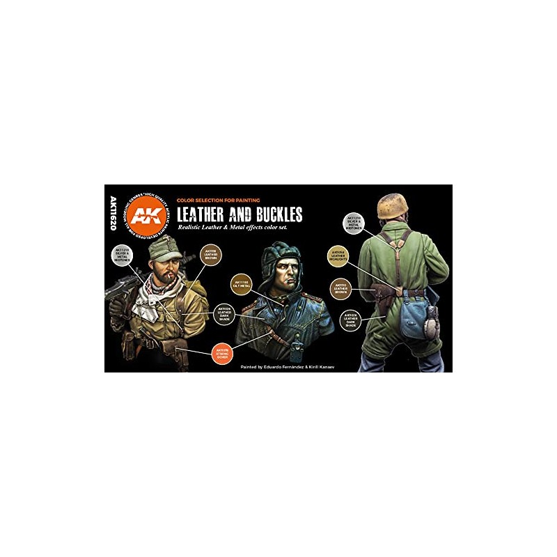 AK Interactive 3rd Gen Leather And Buckles # 11620