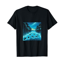 Puerto Rico's Bioluminescent Bays at night T-Shirt