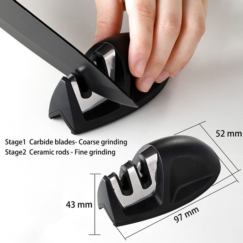 dearithe Kitchen Knife Set 7 Piece, High Carbon Stainless Steel