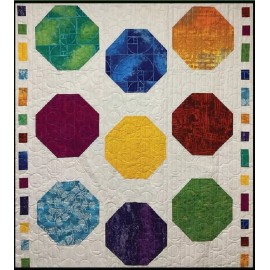 Sugar Pine Quilt Designs/Villa Rosa Designs Bubbles Quilt Pattern-A Fat Quarter Quilt