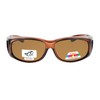 Polarized Lens Fit Over Glass Sunglasses Smaller Size Oval Rectangular