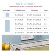 Lifetooler Washable Cotton Linen Tablecloth Tassel Design Tablecloth Dustproof Rectangular
