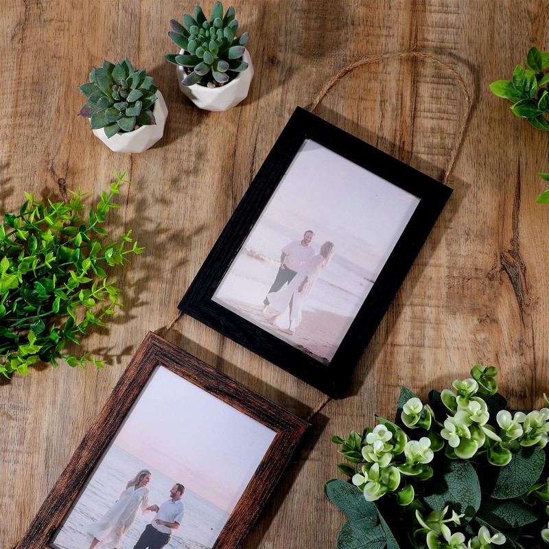 Ubamdom 2 Set 5x7 Hanging Picture Frames Collage with 8