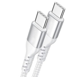 USB-C Cable 6ft Long Fast Charge Compatible with AT&T Radiant Max 5G/Maestro Max, Power Cord (Type-C to Type-C) Wire Sync Braided