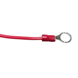 Electric Fence Jumper Leads Cable with Crocodile Clip, Electric Fence Connector for Fencing System, Pack of 2 (Red)