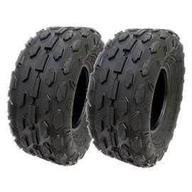 MMG Set of 2 ATV Tubeless Tires 145/70-6 (14.5x7x6) P72 - Front or Rear - Compatible with Red Cat, SUNL, Suzuki, Vento, Small ATV w 6" Rims
