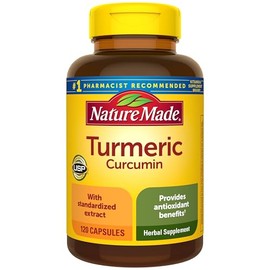 Nature Made Cúrcuma 500 Cápsulas Unidades Soporte Antioxidante Embalaje Puede Variar