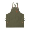 sourcing map Canvas Chef Aprons 75x69cm Adjustable Strap Cross Back