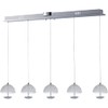 ET2 E24495-20PC, Parasol Mini Pendant, 5 Light LED, Chrome