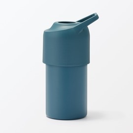 MUJI Cold-Keeping Bottle Holder for 500-650 ml Plastic Bottles, Dark Blue 84908187