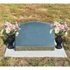 Cemetery Vase, Granite Grave Vase Polished, Black Memorial Stone Vases