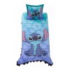 Colchas Concord Colcha Individual Poliester C/funda Stitch Azul Concord