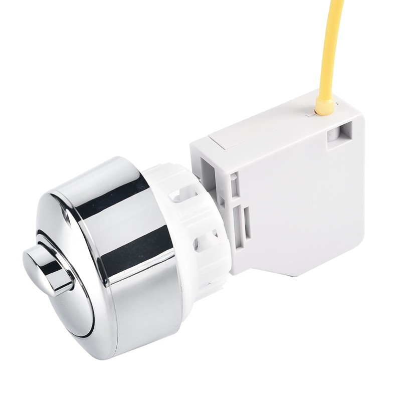 Dual Flush and Fill Toilet Cistern, 2 Inch Push-Type Wire-Controlled