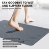 Graplife - Stone Bath Mat, Diatomaceous Earth Shower Mat, Non-Slip