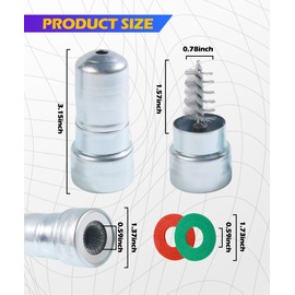 SCUARI Battery Terminal Cleaner,Car Accessories Battery Cleaner,Battery Post Cleaner,Battery Terminal Brush,Battery Terminal Anti Corrosion Washers and Cleaning Brush Kit,Fit for Car Marine Battery