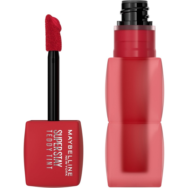 Maybelline Super Stay Teddy Tint, Tinta para Labios Mate Difuminado,