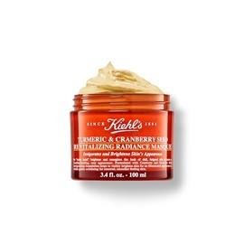 Kiehl's Mask Energizing Radiance, Máscara Facial Energizante, Vigoriza la Piel Apagada y Exfolia Suavemente, Con Semilla de Cúrcuma y Arándano, 100 ml