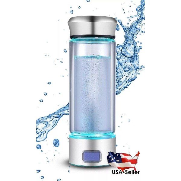 LevelUpWay - New Model - Glass Hydrogen Generator Water Bottle