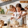 Sourdough Starter Set with Thermometer Strip Cloth Cover Efficient Bread