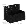 Relaxdays 2 x Hanging Storage Baskets Bathroom Hallway Bedroom Hanging