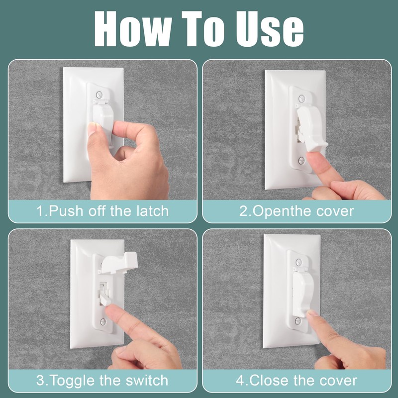 Light Switch Cover,Light Switch Guard Cover,Baby Proof Wall Switch Cover