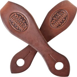 Martin Saddlery Skirt Slobber Straps Large, Chocolate, Large