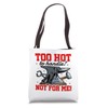 Too Hot to Handle Blacksmith Hammer Tool Construction Tote Bag