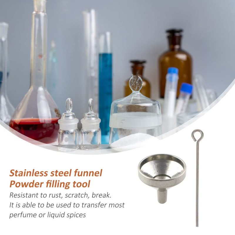PZRT Stainless Steel Mini Funnel 1" Perfume Powder Sub Packaging