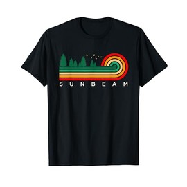 Evergreen Vintage Stripes Sunbeam, Illinois T-Shirt