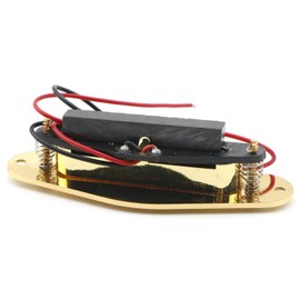 Unxuey 1 x Guitar Pickup Single Coil Neck Gold Audio Converter Guitar Pickup for TL Style Electric Guitars