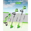 Cordless Weed Wacker, 3-in-1 stringless Weed Wacker, Foldable 2.0Ah Battery