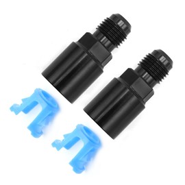 SYOWADA 2PCS 6AN Male to 3/8" SAE Quick Disconnect Female Push-on EFI Fuel Rail Fitting Suitable For Engine Fuel Systems and LS Conversions