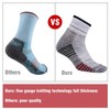 FEIDEER Men's Casual Crew Socks, Wicking Cushion Athletic Socks for