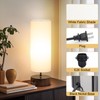 Touch Table Lamp, 3-Way Dimmable Modern Minimalist Accent Bedside Lamp