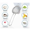 2Pcs Conical Fine Mesh Strainer,3.3/1.8 Inches Fine Mesh Sieve with
