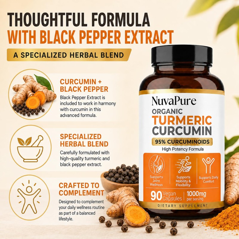 Nuvapure Turmeric with Black Pepper