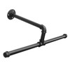 Jeasor Industrial Pipe Clothes Rack Floating DIY Wall Mounted, Heavy